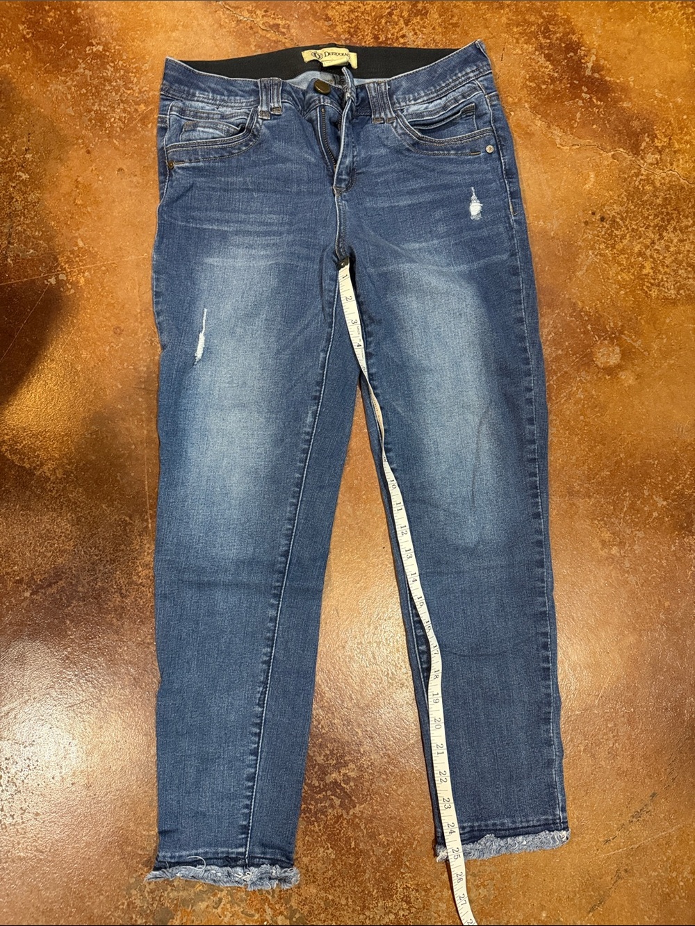 Democracy Women's Skinny Jeans in Medium Blue Wash